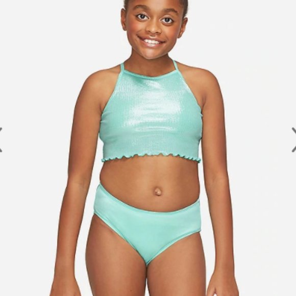 NWT Justice Ribbed Bikini - Picture 1 of 5